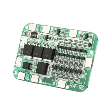 6S 15A 22V 24V Плата защиты аккумулятора PCB