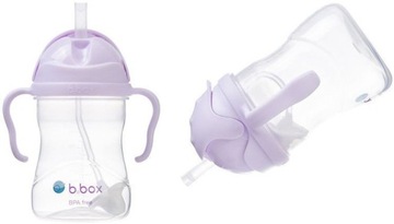 B.Box Бутылка с трубочкой 240мл Boysenberry