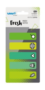 ZAKŁADKI INDEKSUJĄCE SMART PET FRESH 12x45mm 5x25s