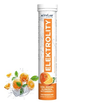 ACTIVLAB ELEKTROLITY NAWODNIENIE SKURCZE ENERGIA POTAS MAGNEZ 20 tab