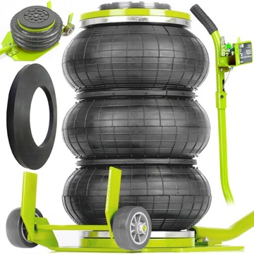 PODNOŚNIK PNEUMATYCZNY Samochodowy BAŁWANEK 3.5T 135-430mm żaba Majster mp