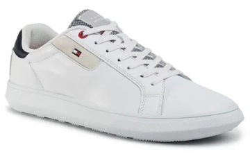 Sportowe buty męskie TOMMY HILFIGER sneakersy białe trampki r. 40 26 cm