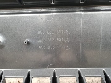 AUDI Q3 11- 8U0853651 MASKA MŘÍŽKA TOVÁRNÍ NOVÝ