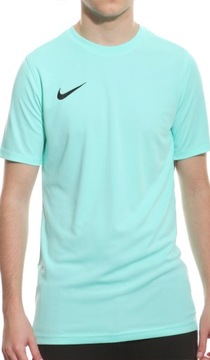 KOSZULKA MĘSKA NIKE PARK VII T-SHIRT SPORTOWY DRI-FIT TURKUSOWY r.S