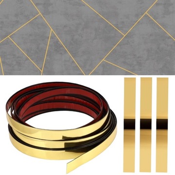 LISTWA DEKORACYJNA OZDOBNA ZŁOTA PVC 14mm GOLD 10 METRÓW SAMOPRZYLEPNA