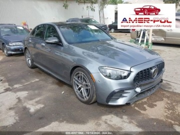 Mercedes Klasa E W213 2022 Mercedes-Benz Klasa E 2022r., 4x4, 3.0L 3.0 Benzyna 429KM