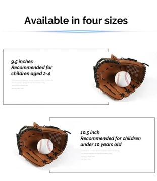 Бейсбольные перчатки, новые, 9,5/10,5/11,5/12,5 для детей/взрослых, мужчины, женщины, тренировочные