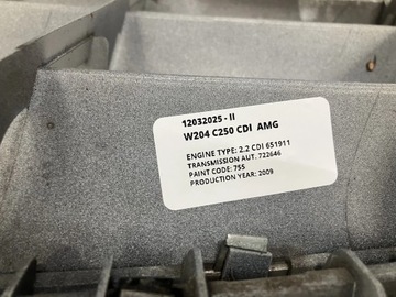 MASKA MŘÍŽKA CHLADIČŮ MERCEDES W204