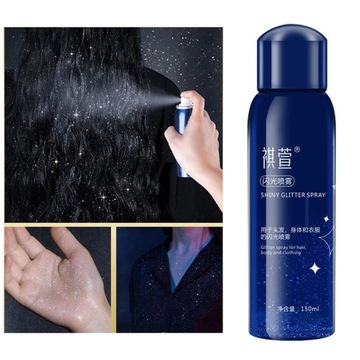 Блестящий спрей с блестками, лак для ногтей с блестками