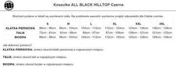 PITBULL T-SHIRT KRÓTKI RĘKAW KOSZULKA ALL BLACK HILLTOP CZARNA 3XL