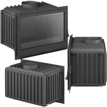 PREMIUM KOMINEK Wkład kominkowy 14KW 140M2 95kg lux NOWA TECHNOLOGIA