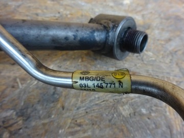 A3 8P GOLF VI SHARAN 7N 2.0 TDI CFF TRUBKA ODTOKOVÁ OLEJE TURBO 03L145535A