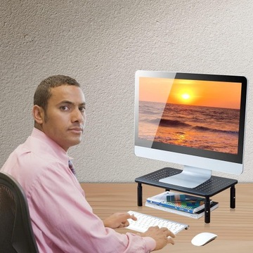 ПОДСТАВКА ДЛЯ МОНИТОРА, НОУТБУКА, ПРИНТЕРА С ВЫДВИЖНЫМ ЯЩИКОМ