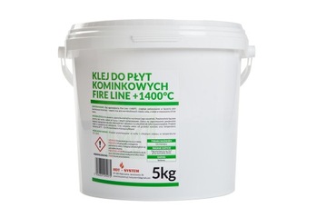 KLEJ KOMINKOWY DO PŁYT KOMINKOWYCH FIRE 1400°C 5KG