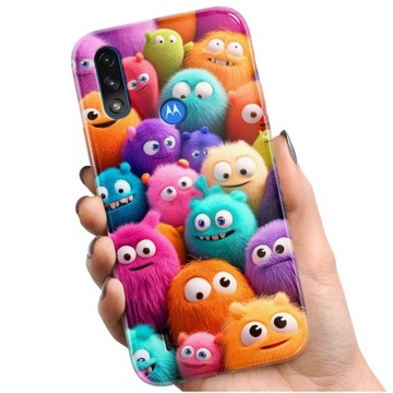 ETUI DO TELEFONU MOTOROLA MOTO E7 POWER CASE POKROWIEC WZORY + SZKŁO