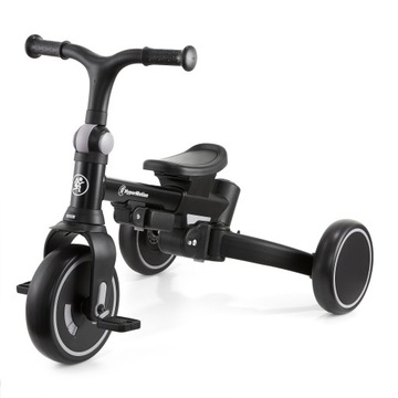 Rowerek trójkołowy 8w1 TOBI FOREST szary – wielofunkcyjny i wygodny