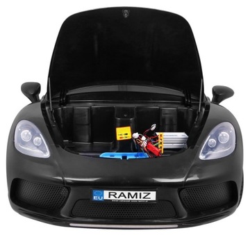 Автомобиль Perfecta для 2 детей Черный + Надувные колеса + Бесщеточный мотор +