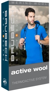 BRUBECK Merino Wool Męska TERMOAKTYWNA ODZIEŻ -L