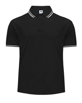 Koszulka polo męska robocza czarna roz.XXL