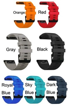 PASEK DO GARMIN FENIX 5 6 7 PRO SOLAR QUICKFIT EASYFIT 22mm KOLORY