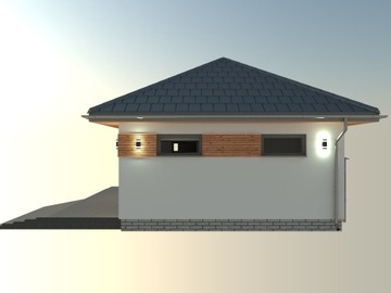 Projekt Garażu na zgłoszenie 35m2 bez pozwolenia