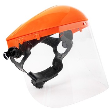 MASKA OCHRONNA TWARZY PRZYŁBICA PLASTIK OSŁONA PCV DO KOSA PIŁA SPALINOWA