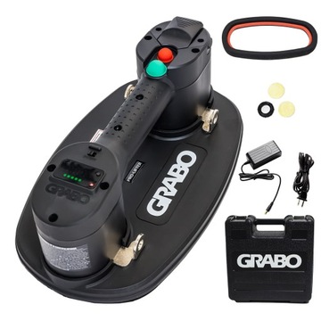 GRABO PRO LIFTER 20 Chwytak PRZYSSAWKA AUTO 2xAKUMULATOR Walizka Hard Case