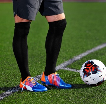 GETRY TUBY skarpety PIŁKARSKIE BEZ STOPY EvoGRIP SENIOR PROFESSIONAL DŁUGIE