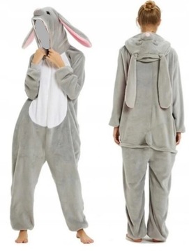 KIGURUMI ONESIE PIŻAMA KRÓLIK ZAJĄC S-XL,XL