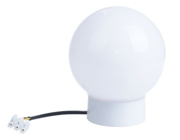 Lampa kula kinkiet prosty oprawa zewnętrzna do żarówki E27 LED max. 60W
