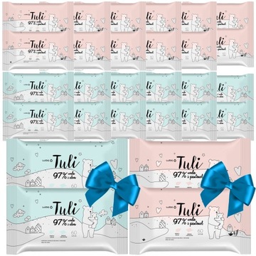 Wodne chusteczki (97%) dla dzieci mix x24+4gratis