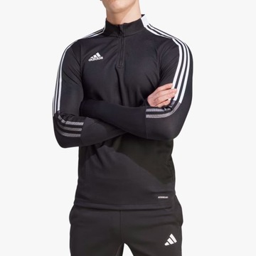 Bluza Męska Treningowa Adidas Tiro21 Sportowa Rozpinana Czarna r. L