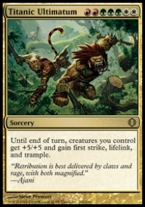 Karta Magic the Gathering: Titanic Ultimatum