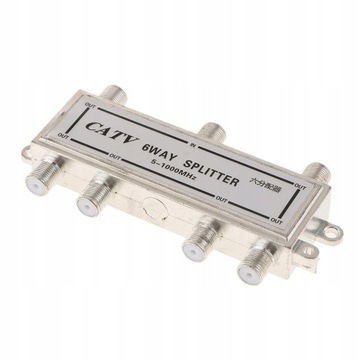 1 6-полосный разветвитель коаксиального кабеля