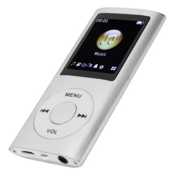 MP3 MP4 ПЛЕЕР БЕСПЛАТНЫЕ НАУШНИКИ СЕРЕБРЯНЫЕ