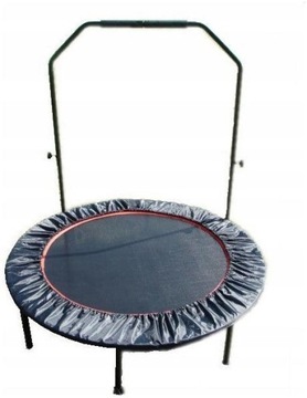 Trampolina domowa fitness 120cm Z PORĘCZĄ Składana