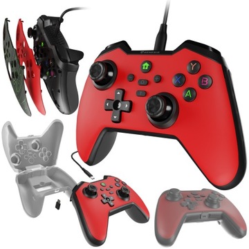 Gamepad przewodowy PAD kontroler PC/Switch/Mobile Genesis Wibracje Analog