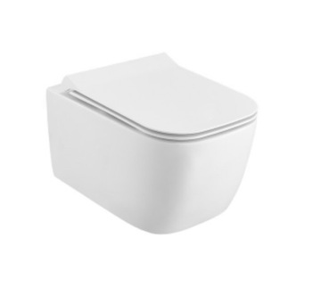 EXCELLENT Doto S Pure Rim MISKA WC 49 CM Z DESKĄ WOLNOOPAD. CEEX1609495WH