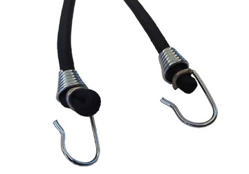 Резиновая веревка Эспандер Крючок 8мм черный 1,5м