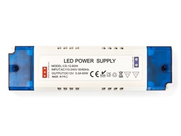 БЛОК ПИТАНИЯ МЕБЕЛЬНЫЙ ТРАНСФОРМАТОР LED 60Вт 24В 2.5А