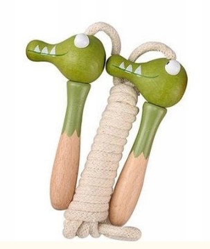 SKAKANKA Z DREWNIANYMI UCHWYTAMI ZWIERZĘTA