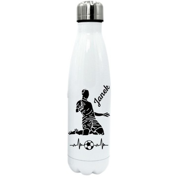 BUTELKA TERMICZNA BIDON TERMOS NA CIEPŁY NAPÓJ Z WŁASNYM NADRUKIEM 500 ML