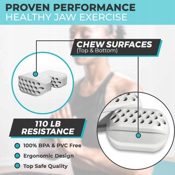 УПРАЖНЕНИЕ ДЛЯ ЛИЦЕВЫХ МЫШЦ ЧЕЛЮСТИ 3 ШТ.