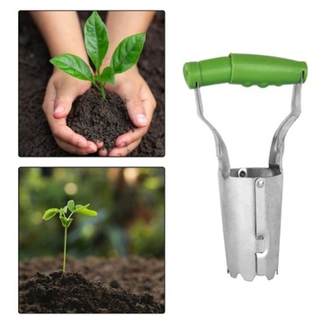 Садовая кашпо для луковиц. Инструмент для пересадки луковиц. Лампочка.