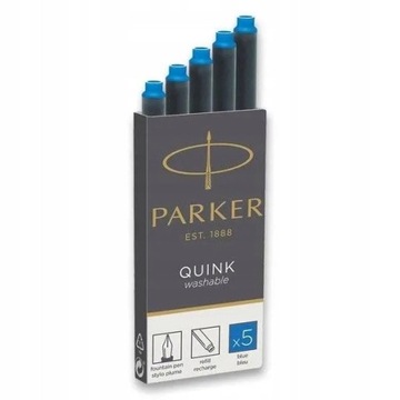 ЧЕРНИЛЬНЫЕ КАРТРИДЖИ PARKER ДЛЯ РУЧОК, СИНИЕ ЧЕРНИЛА