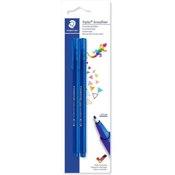 STAEDTLER NIEBIESKI CIENKOPIS DŁUGOPIS 2 SZT 0.8MM