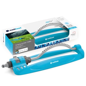 CELLFAST TURBO IDEAL ОПРЫСКИВАТЕЛЬ С 18 ФОРСУНКАМИ ДЛЯ САДОВОГО ШЛАНГА площадью до 240 м2
