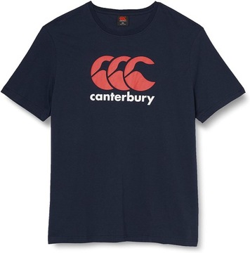 CANTERBURY koszulka męska granatowa bawełna XS