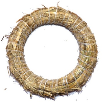 Wianek wieniec słoma słomiany EKO 30cm baza stroik jesienny