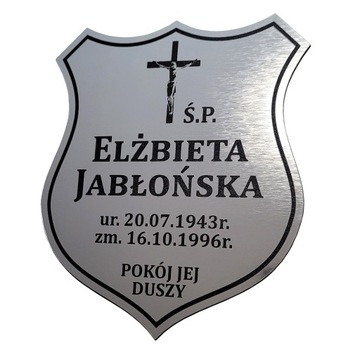 TABLICZKA NAGROBKOWA TABLICA NAGROBNA NA GRÓB